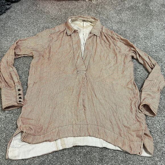 Free People Women’s Striped on the Road Long Sleeve size Small - Picture 3 of 8